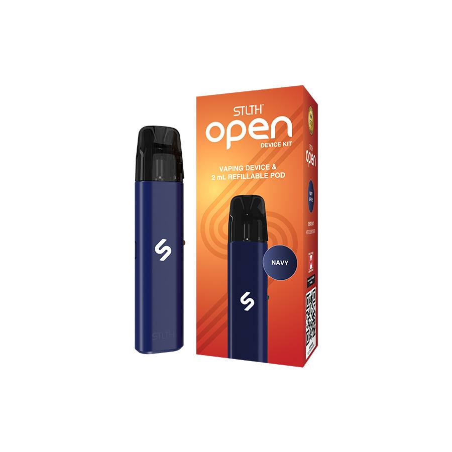 STLTH OPEN Device Kit CRC Refillable Open Pod System-navy